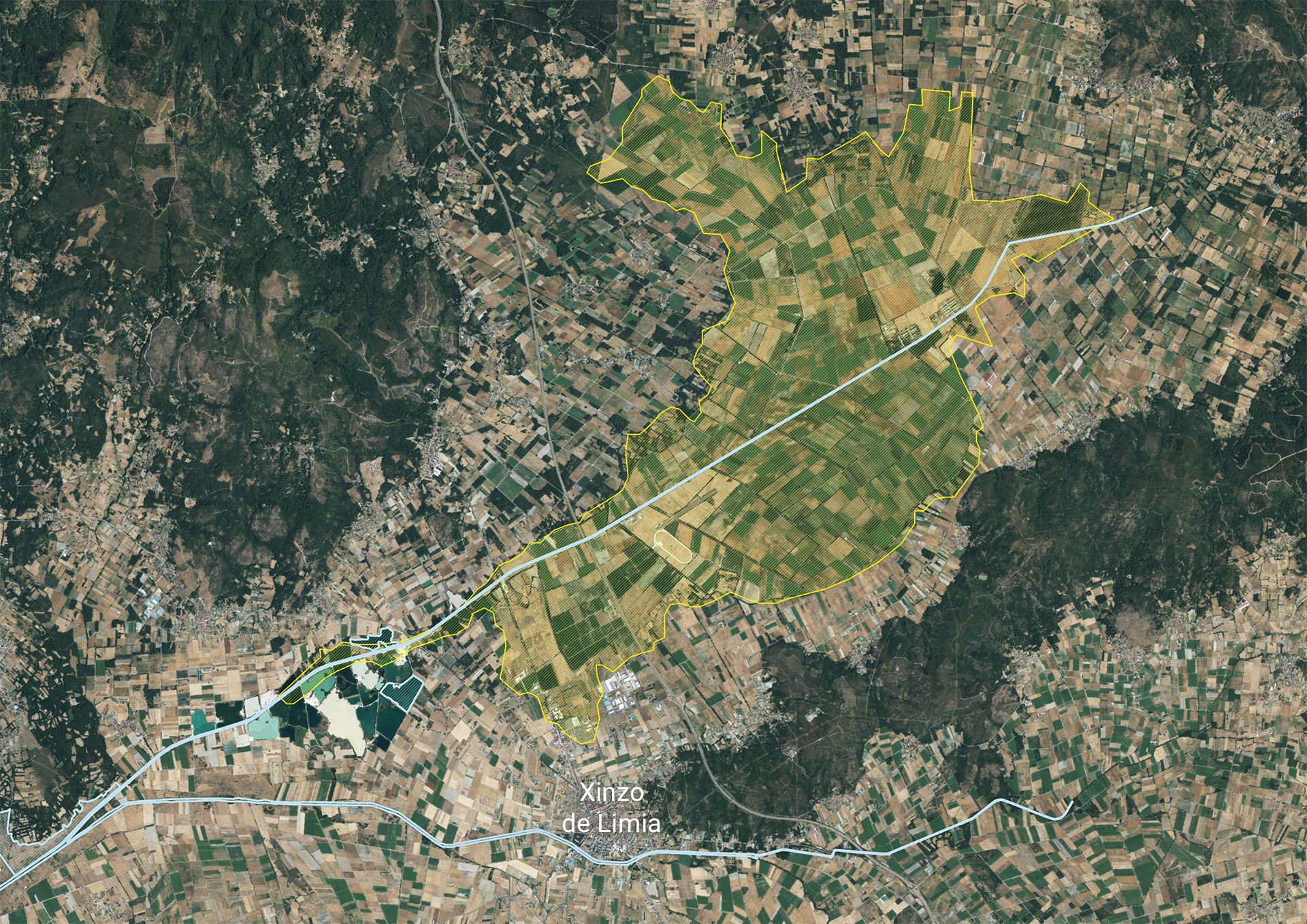 Laguna de Antela en 1942